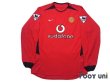 Photo1: Manchester United 2002-2004 Home Long Sleeve Shirt #6 Rio Ferdinand The F.A. Premier League Patch/Badge (1)