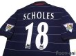 Photo4: Manchester United 1999-2000 Away Shirt #18 Paul Scholes Champions 1998-1999 The F.A. Premier League Patch/Badge (4)