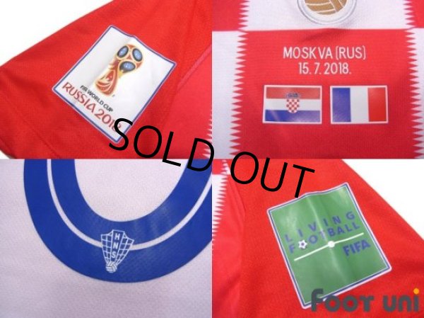 Photo7: Croatia 2018 Home Shirt #10 Luka Modrić FIFA World Cup Russia 2018 Patch/Badge (7)