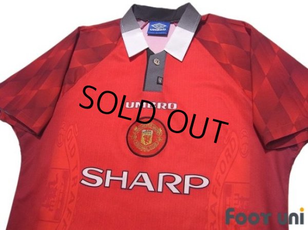 Photo3: Manchester United 1996-1998 Home Shirt (3)