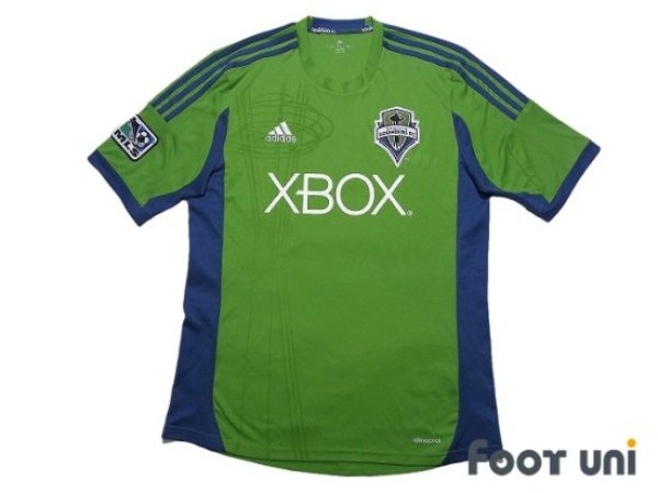 Photo1: Seattle Sounders FC 2013-2014 Home Shirt Jersey (1)