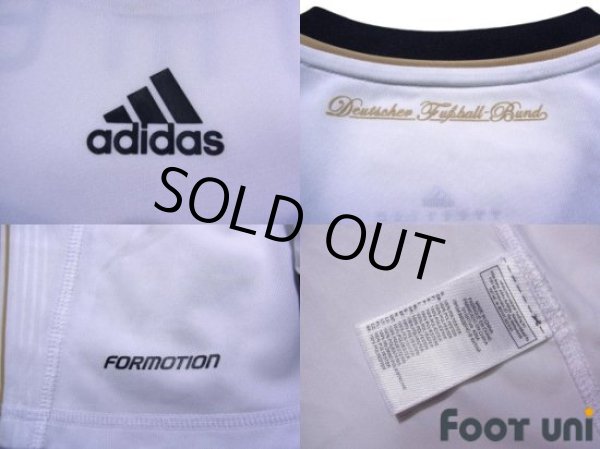 Photo7: Germany 2010 Home Long Sleeve Authentic Shirt #23 Mario Gomez (7)