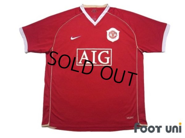 Photo1: Manchester United 2006-2007 Home Shirt (1)