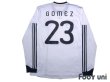 Photo2: Germany 2010 Home Long Sleeve Authentic Shirt #23 Mario Gomez (2)