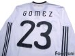 Photo4: Germany 2010 Home Long Sleeve Authentic Shirt #23 Mario Gomez (4)