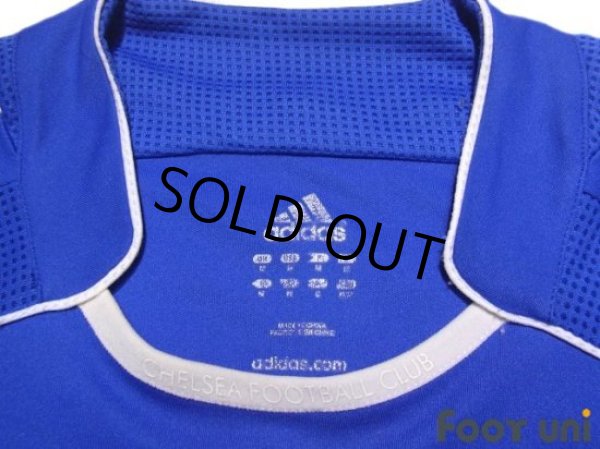 Photo5: Chelsea 2006-2008 Home Authentic Long Sleeve Shirt #13 Michael Ballack (5)