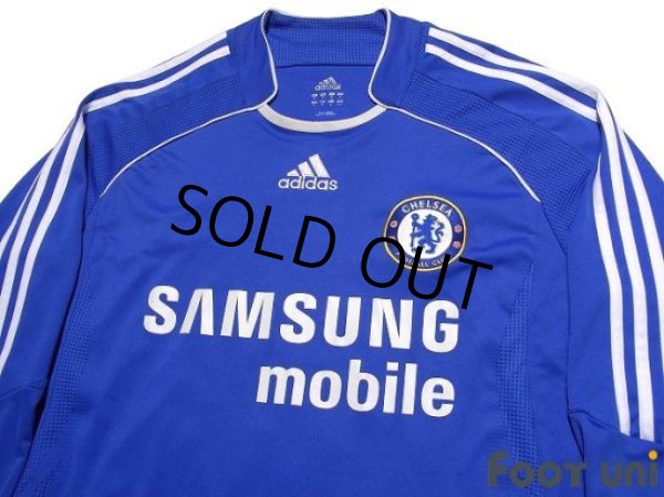 Photo3: Chelsea 2006-2008 Home Authentic Long Sleeve Shirt #13 Michael Ballack (3)