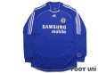 Photo1: Chelsea 2006-2008 Home Authentic Long Sleeve Shirt #13 Michael Ballack (1)