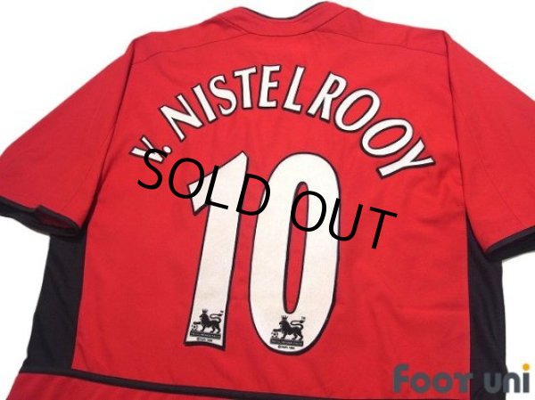 Photo4: Manchester United 2002-2004 Home Shirt #10 Van Nistelrooy (4)