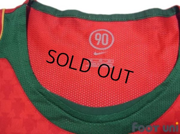 Photo4: Portugal Euro 2004 Home Shirt (4)