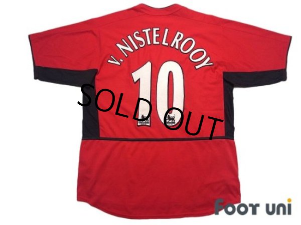 Photo2: Manchester United 2002-2004 Home Shirt #10 Van Nistelrooy (2)