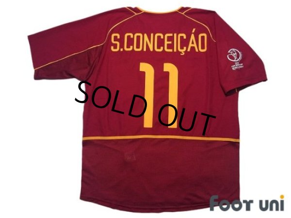 Photo2: Portugal 2002 Home Shirt #11 Sergio Conceicao 2002 FIFA World Cup Korea/Japan Patch/Badge (2)
