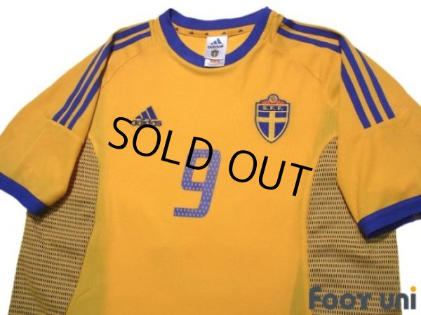 Photo3: Sweden 2002 Home Shirt #9 Fredrik Ljungberg (3)