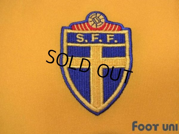 Photo6: Sweden 2002 Home Shirt #9 Fredrik Ljungberg (6)