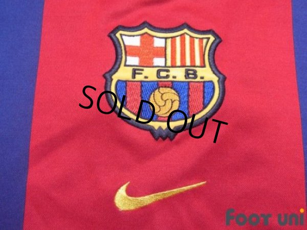 Photo6: FC Barcelona 2000-2001 Home Shirt #10 Rivaldo LFP Patch/Badge (6)