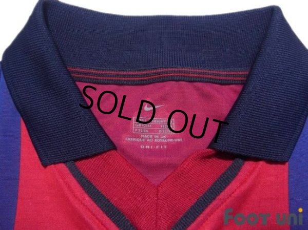 Photo5: FC Barcelona 2000-2001 Home Shirt #10 Rivaldo LFP Patch/Badge (5)