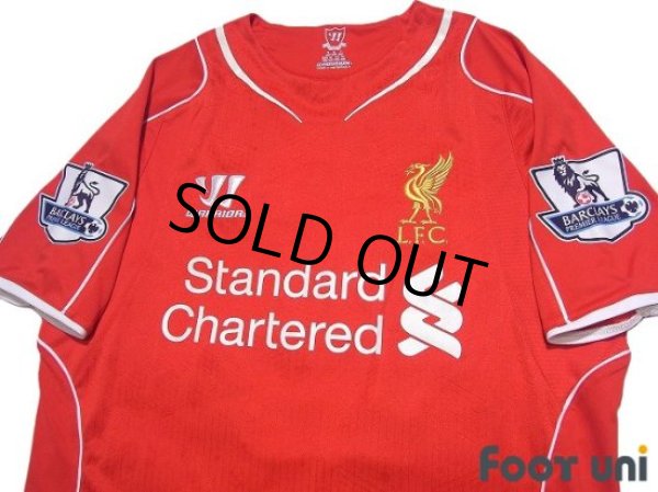 Photo3: Liverpool 2014-2015 Home Shirt #15 Daniel Sturridge BARCLAYS PREMIER LEAGUE Patch/Badge (3)