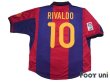 Photo2: FC Barcelona 2000-2001 Home Shirt #10 Rivaldo LFP Patch/Badge (2)