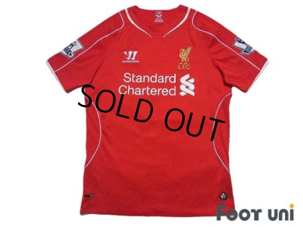 Photo1: Liverpool 2014-2015 Home Shirt #15 Daniel Sturridge BARCLAYS PREMIER LEAGUE Patch/Badge (1)