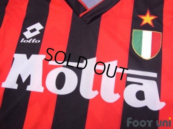 Photo6: AC Milan 1993-1994 Home Shirt #10 Scudetto Patch/Badge (6)