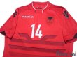 Photo3: Albania Euro2016 Home Shirt #14 Taulant Xhaka (3)