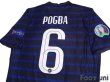 Photo4: France Euro 2020-2021 Home Authentic Shirt #6 Paul Pogba UEFA Euro 2020 Patch/Badge Respect Patch/Badge (4)