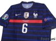Photo3: France Euro 2020-2021 Home Authentic Shirt #6 Paul Pogba UEFA Euro 2020 Patch/Badge Respect Patch/Badge (3)