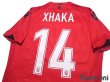 Photo4: Albania Euro2016 Home Shirt #14 Taulant Xhaka (4)