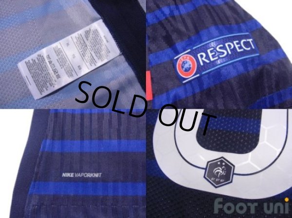 Photo8: France Euro 2020-2021 Home Authentic Shirt #6 Paul Pogba UEFA Euro 2020 Patch/Badge Respect Patch/Badge (8)