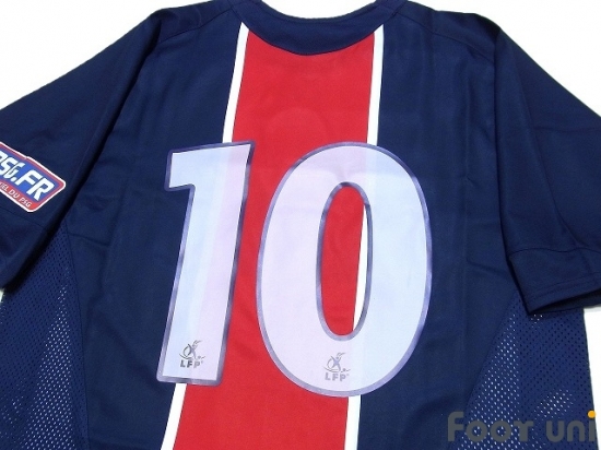 Paris Saint Germain 2005-2006 Home Shirt #10 nike Ligue 1 - Football  Shirts,Soccer Jerseys,Vintage Classic Retro - Online Store From Footuni  Japan