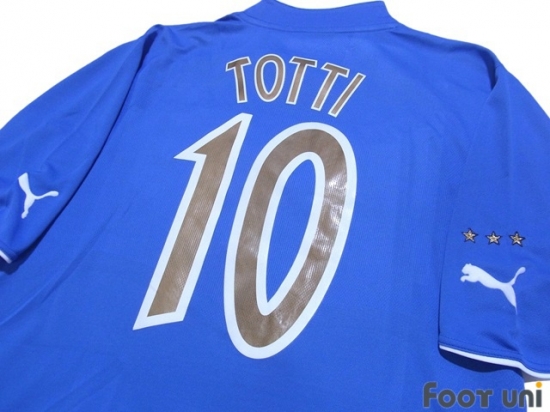 Italy 2003 Home Shirt #10 Totti - Online Store From Footuni