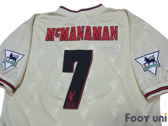 Liverpool 1996-1997 Away Shirt #7 McManaman - Online Store From Footuni  Japan