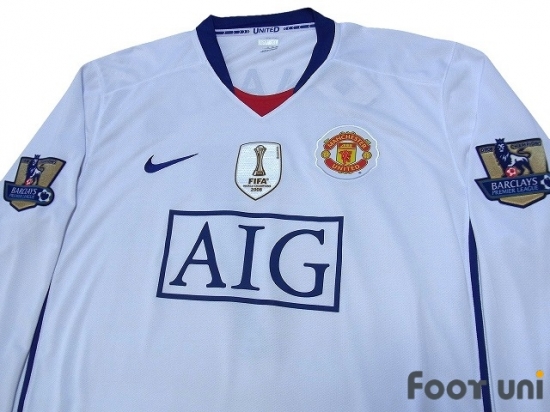 7 Ronaldo Manchester United 2008-2009 Away Jersey Long Sleeve –  dreamjersey90s
