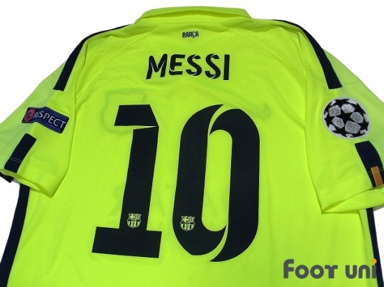 FC Barcelona 2015-2016 3rd Authentic Shirt and Shorts Set #10 Messi -  Online Store From Footuni Japan