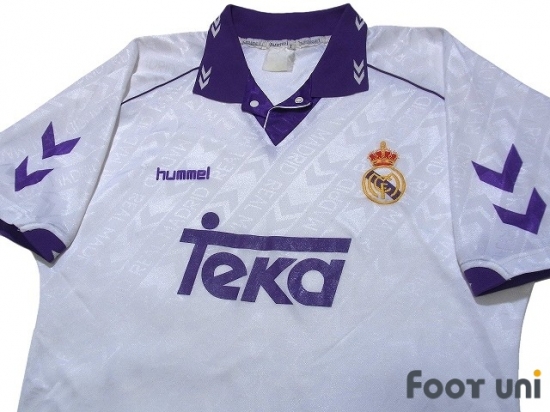 Hummel Real Madrid 1993 - 1994 HOME SOCCER SHIRT FOOTBALL JERSEY