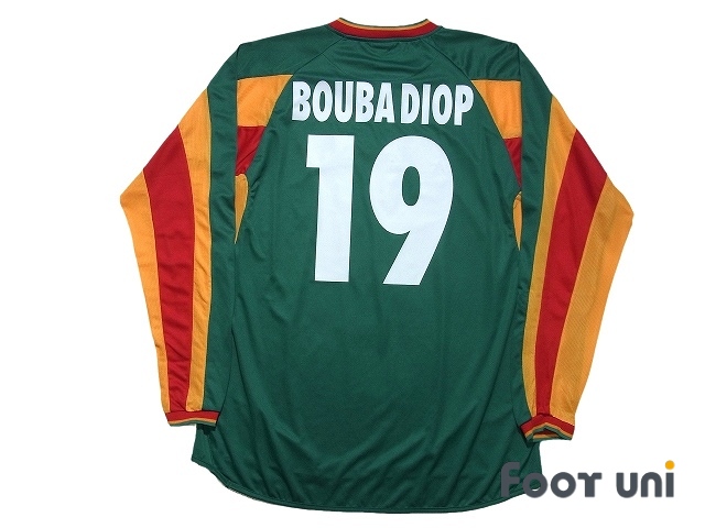  Papa Bouba Diop Senegal National Hero Tee (Green) : Sports &  Outdoors