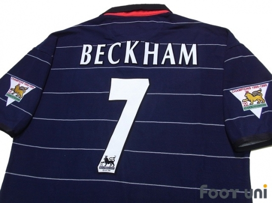 Manchester United 1999-2000 Away Shirt #7 Beckham - Online Store 