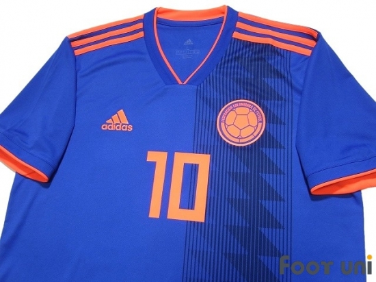 Adidas Colombia James Rodriguez 10 2018 Away Soccer Jersey Medium