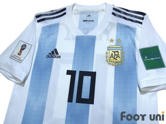 ADIDAS LIONEL MESSI ARGENTINA AWAY JERSEY FIFA WORLD CUP 2018 PATCHES