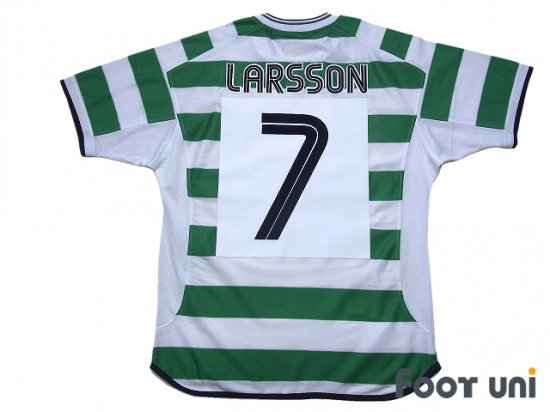 2000/01 Celtic Away SPL Football Shirt Larsson #7 / Old Soccer Jersey