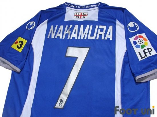 Espanyol 2009-2010 Home Shirt #7 Shunsuke Nakamura - Online Shop From  Footuni Japan