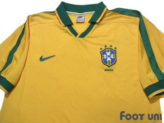 BRAZIL BRASIL 1997 HOME SHIRT (Very good) XL - Retro Vintage Classic  Football Jerseys