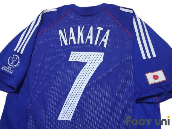 JAPAN 2002 WORLD CUP KOREA-JAPAN NAKATA JERSEY ADIDAS AWAY SHIRT