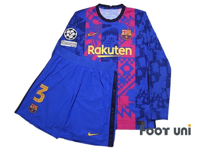 FC Barcelona 2021-2022 Third Authentic Shirt #3 Gerard Pique