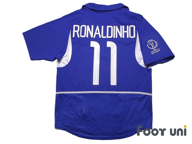 Brazil National Team 2002 Home Shirt #11 Ronaldinho - Online Shop From  Footuni Japan